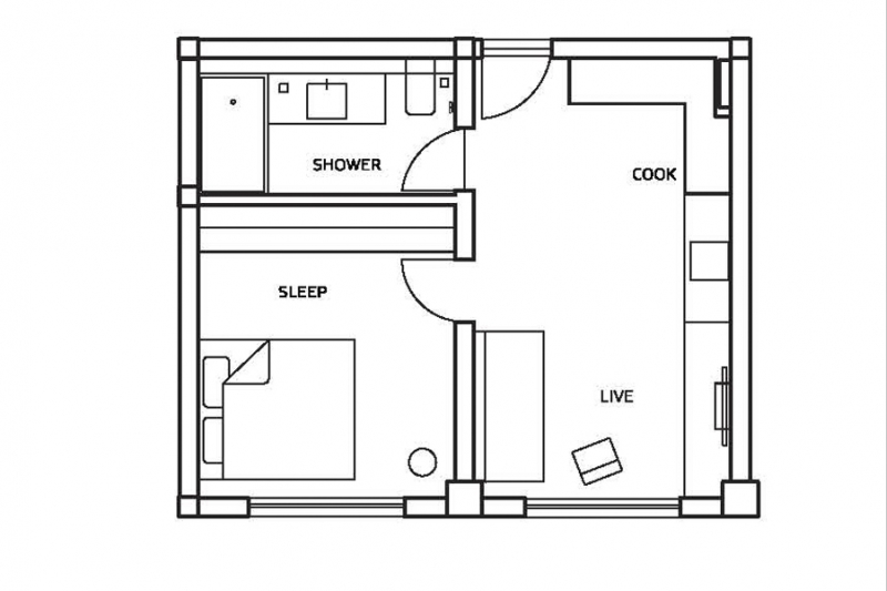Base Living Tianyaoqiao 1 Bedroom